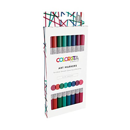 Spectrum Noir Colorista Art Markers - Pack of 8 - Rich Shades