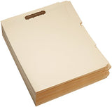 AmazonBasics Manila File Folders with Fasteners - Letter Size, 50-Pack