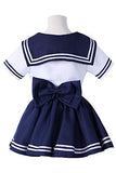 Anime Kids Girl's Japan School Uniform Sailor Dress Halloween Cosplay Costume,Small