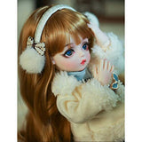 Y&D 1/6 BJD Doll Fairy Girl 30cm 11.8 Inch Ball Jointed Doll Resin Toys with Full Set Clothes Socks Shoes Wig Makeup Accessory for Kids Surprise Gifts for Girls