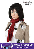 Attack on Titan Mikasa Costume Women's Cosplay Mikasa Outfit X-Small Brown