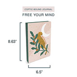 Medium Coptic Bound Journal by Studio Oh! - Free Your Mind - Dimensions: 6.5" x 8.63" - Hardcover with Full-Color Artwork & 192 Lined Pages - Lies Flat When Open
