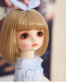 DIY Doll Toys BJD Dolls 1/4 SD Doll 15.7 Inch with Full Set Clothes Shoes Wig Makeup, Best Gift for Girls MIU RL Holiday,White Skin