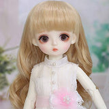 W&Y 1/6 BJD Doll,26cm 10 Inch SD Dolls 19 Ball Jointed Dolls Cosplay Fashion Dolls with Outfit Elegant Dress Shoes Wigs Free Makeup DIY Toys,Best Gift for Girls