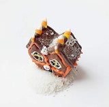 1:12 Halloween Miniature Dollhouse gingerbread house