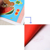 5 Pcs Transfer Paper Repeatedly Use Carbon Water-Soluble Tracing Paper 11"×9",Transfer Pattern on Cloth,Fabric,Canvas,Paper for Home Sewing Cross-Stitch Paint