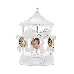 Things Remembered Personalized Carousel Musical Eight-Picture Frame with Engraving Included