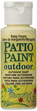DecoArt Patio Paint, 2-Ounce, Daisy Cream