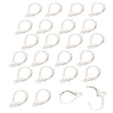 100PCS Silver Plated Leverback Earrings Earring Findings By IDS-1510MM