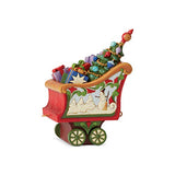 Enesco Jim Shore Heartwood Creek Christmas Train Coal Car Figurine, 5.5-Inch Height, Multicolor