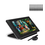 HUION KAMVAS Pro 13 GT-133 Graphics Drawing Monitor, 13.3 inch Pen Tablet Display with Stand for Windows and Mac with Replacement Pen Nibs 20PCS