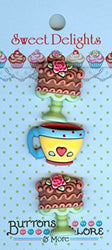 Sweet Delights Buttons-Tea Time