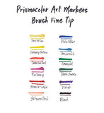 Prismacolor 1776353 Premier Double-Ended Art Markers, Fine and Brush Tip, 24-Count with Carrying