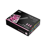 Spectrum Noir 3 in 1 Tri Blend Alcohol Ink Markers - Essential Blends - Set of 24 Markers