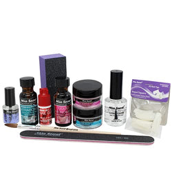 Mia Secret Acrylic Nail Kit/set For beginners - Nails Kit With Pink Acrylic Powder and Clear Acrylic Powder With Everything - Starter Kit de Uñas Acrilicas Mia Secret - Kit de Uñas Mia Secret Completo