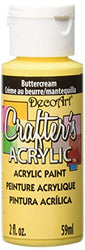 DecoArt Crafter's Acrylic Paint, 2-Ounce, Buttercream