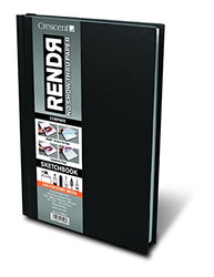 Crescent Creative Products 5.5 8.5-Inch RENDR Hardbound Sketchbook, 5.5" x 8.5"