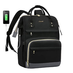 LOVEVOOK Laptop Backpack Women Teacher Backpack Nurse Bag Work Backpack Purse 15.6-Inch for Travel, Business