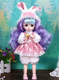 1/6 BJD Dolls, Trendy Cute Series Doll 12 Inch 28 Ball Jointed Doll Gift for Girls (Mareep)