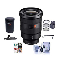 Sony FE 16-35mm f/2.8 GM (G Master) E-Mount Lens - Bundle with 82mm Filter Kit, Lens Case, Cleaning Kit, Capleash II, Lens Cleaner, PC Software Package