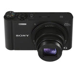 Sony DSCWX350 18 MP Digital Camera (Black)