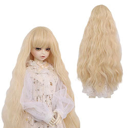 AIDOLLA 1/3 BJD Doll Wig Girls Gift Temperature Synthetic Fiber Long Curly Synthetic Hair