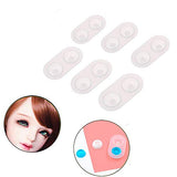 Pack of 6 DIY Doll Eyes Silicone Molds, BJD Doll Heavy Pupil Eye Clear Casting Molds Mold Base 14-22mm Eye Base