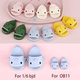 XiDonDon Cute Slippers for Ob11,Molly,GSC,1/12 Bjd Shoes 1/6 BJD Slippers Doll Shoes (for OB11,Green)