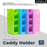 Caddy Holder with 16 Compartments for Classroom Supplies (4 Pack)