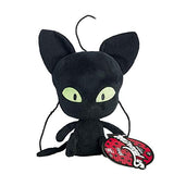 Miraculous: Tales of Ladybug & Cat Noir ~ TIKKI & PLAGG Plush Set ~ Adrien Marinette Stuffed Animal Doll 2Pcs/Set