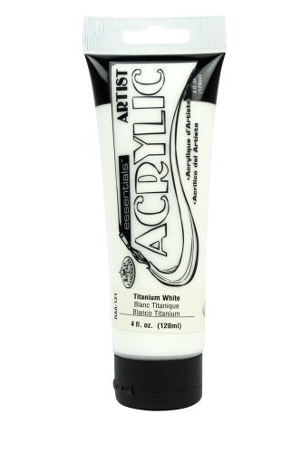 Royal & Langnickel RAA-121 Essentials Acrylic Tube Paint, 120ml, Titanium White