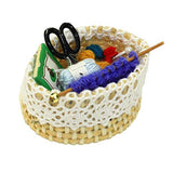 LoveinDIY 1/12 1:6 Scale Doll House Wool Knitting Tools & Jewellery Box for Decor