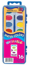 Raymond Geddes 16 Color Watercolor Paint Set, 6 Pack