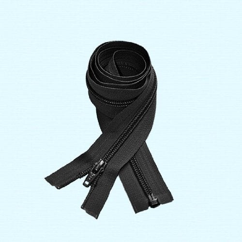 ZipperStop Wholesale Authorized Distributor YKK® 27" #5 Coil BLACK Separating Zipper