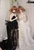 Free Gift 1/3 SD16 DDD BJD Dress Suit Outfit Dinner Dress Doll Dollfie LUTS/ Sexy Lady Dinner Dress / Black