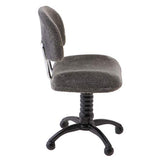 1:12 Dollhouse Furniture Accessories - Miniature Revolving Chair Swivel Chair -Gray