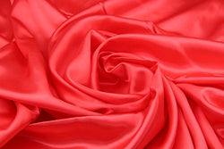 RayLineDo 3 Yard RED Color SILKY SATIN FABRIC DRESSMAKING WEDDING