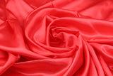 RayLineDo 10 Yard RED Color SILKY SATIN FABRIC DRESSMAKING WEDDING