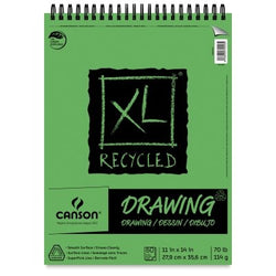 Pro-Art 9-Inch by 12-Inch Canson Recycled Drawing Paper Pad, 60-Sheet, X-Large