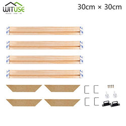 WITUSE Wood Stretcher Bars Painting Canvas Wooden Frame for Gallery Wrap Oil Painting,Art Stretcher Bars,Canvas Mounting Kit-12"x12"/30x30cm