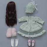 ZDD BJD Doll 1/6 SD Dolls Cute Girl 10.8 Inch Ball Jointed Doll DIY Toys Wig can be Removed and Replaced with Full Set Clothes Shoes Wig Makeup