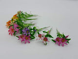 10 Pieces Miniature Orchid Flower clay Dollhouse Fairy Garden Mini Plant Trees Artificial Flower Tiny Orchid #17