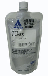 Holbein Color Gesso Silver 300ml