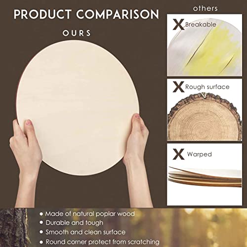 Shop Round Wooden Discs for Crafts, 10 Pieces at Artsy Sister.