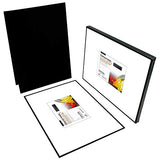 PHOENIX Black Painting Canvas Panel Boards - 12x16 Inch/6 Pack - 1/8 Inch Deep Artist Canvas for Oil & Acrylic Paint, Collages, Advertising Poster & Decorating Projects