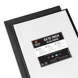 Black Canvas Boards - Multisize Pack of 24-100% Gesso-Primed Cotton - Complete Set 11x14 9x12 8x10 5x7 Inch - for Painting, Acrylic, Oil - Expert and Beginner Artist - Acid-Free - Zenacolor