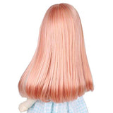 IPLD 1/3 1/4 1/6 Bjd Doll Wavy Wig Red,High Temperature Wire Long Hair for Bjd Doll Cosplay Costume (1/6 Doll Wig)