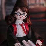 ZDD 1/6 Cute Obel Girl BJD Doll 10.63in Fashion SD Dolls Ball Jointed Doll DIY Toys, with Clothes Shoes Wig Makeup, Collector and Child Gift