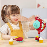 Battat - Musical Tea Playset - Kids Tea Party Set and Teapot with Sounds for Kids Age 3 Years+