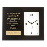 Things Remembered Personalized Excellence Motivational Clock with Engraving Included